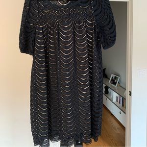 Marc by Marc Jacobs Navy English Lace Dress